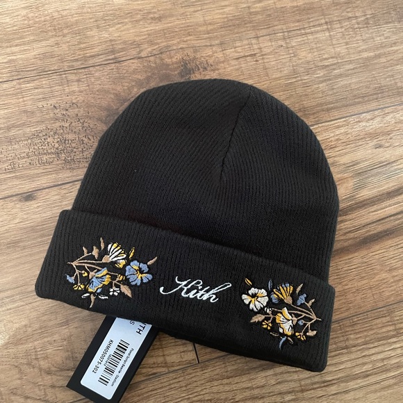 KITH floral script beanie - Forest Green - Picture 3 of 4